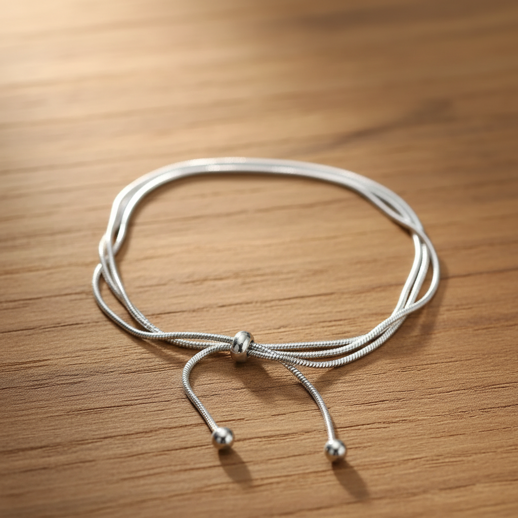 3 in 1 Silver Necklace - bracelet
