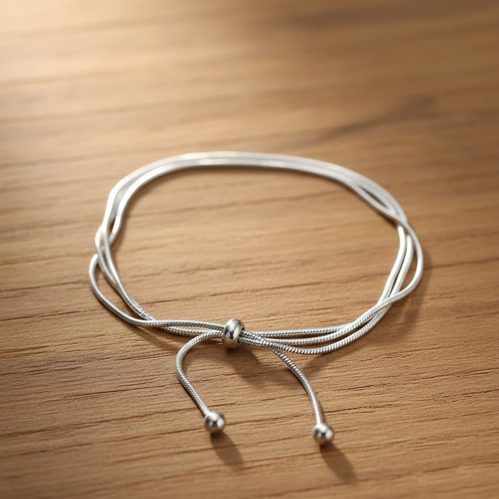 3 in 1 Silver Necklace - bracelet