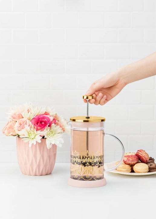 Riley™ Casablanca Glass Coffee &amp; Tea Press Pot 34oz
