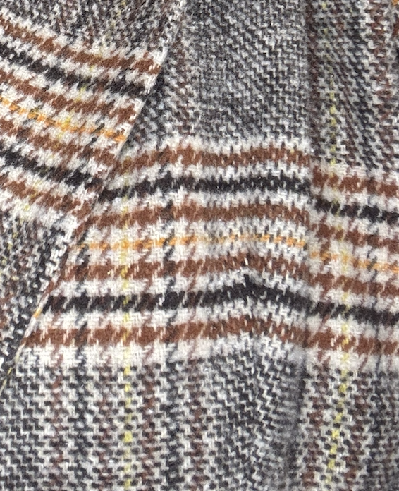 One Button Close Plaid Blazer