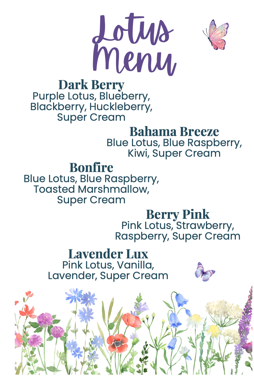 Lotus Menu