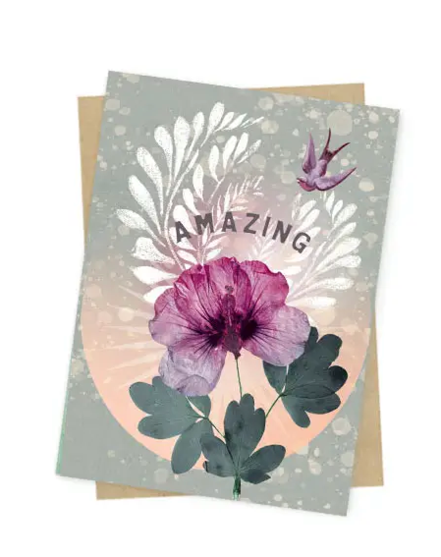 Mini Greeting Card Amazing