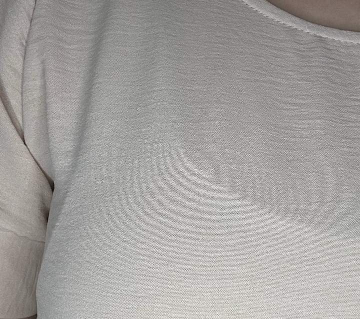 Sand Knot Sleeve Solid Top