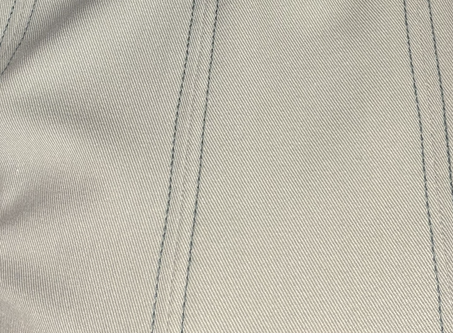 Sage Contrast Stitch Sleeveless Swing Top