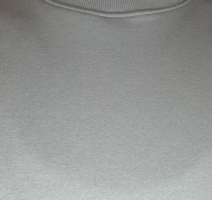 Ash Blue Fleece Crewneck Pullover Sweatshirt