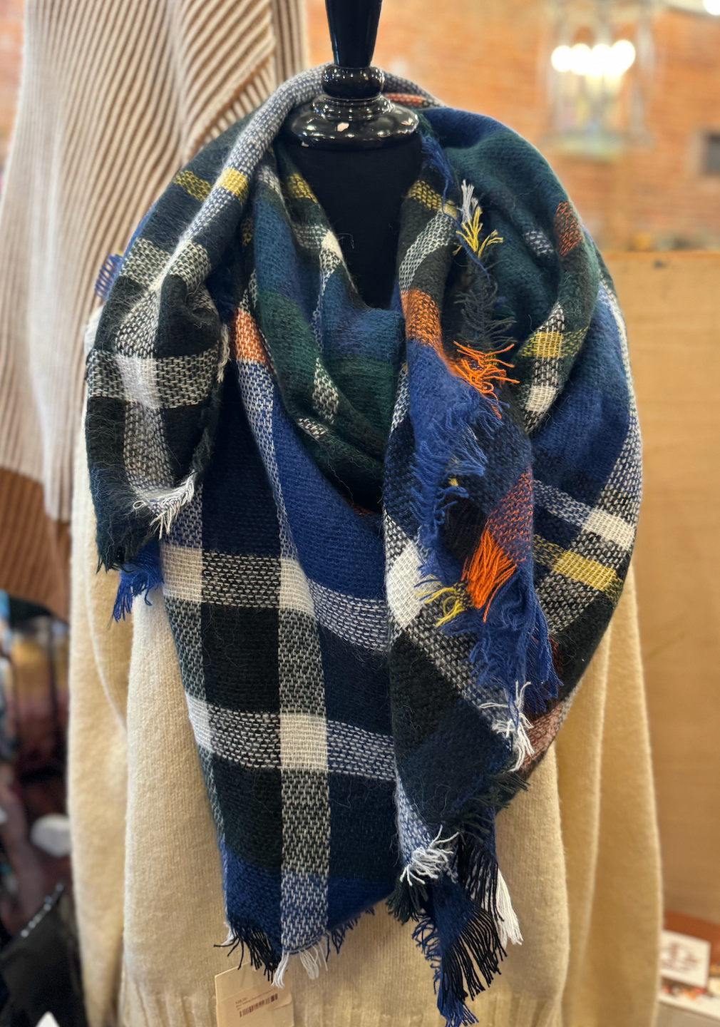 Best Selling Oversize Checker Scarf