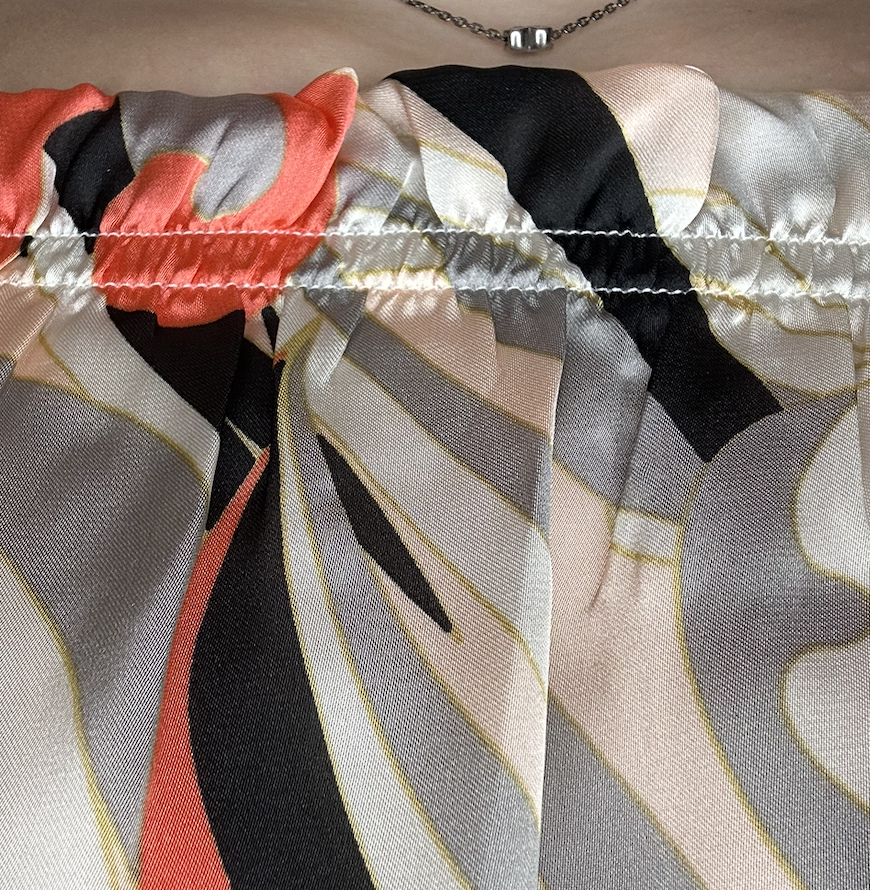 Printed Off Shoulder Loose Fit Top