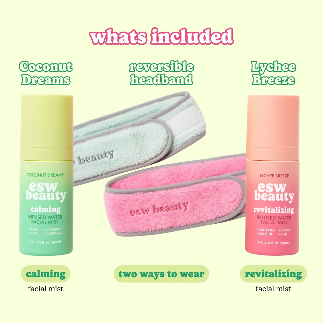Cozy &amp; Bright Infused Water Facial Mist Duo