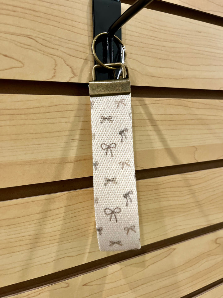 Canvas Wrist Keychain Lanyard