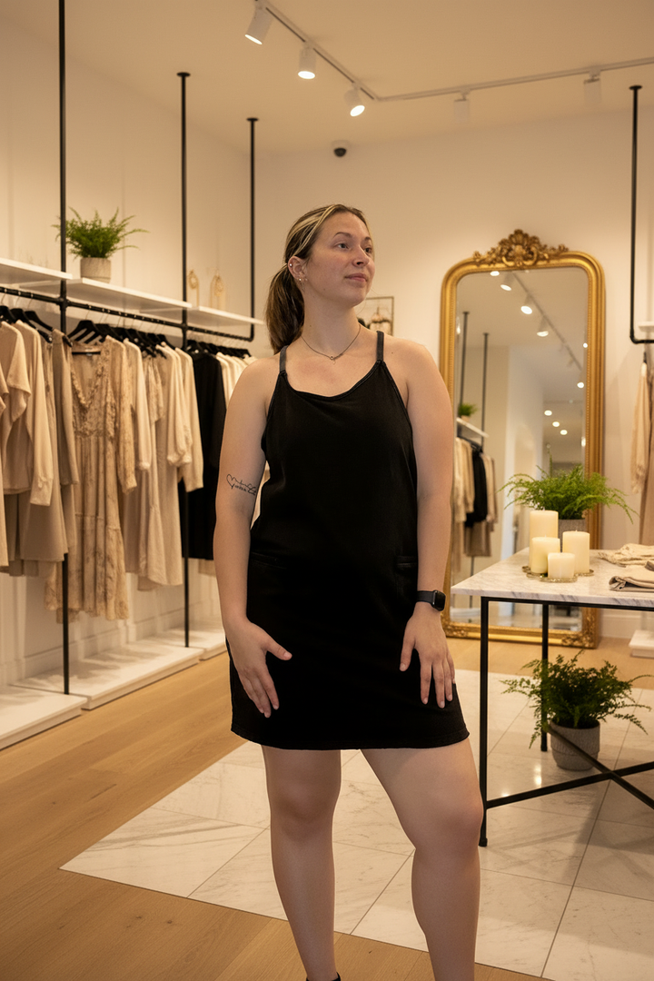Black Dress Back — Boutique Background