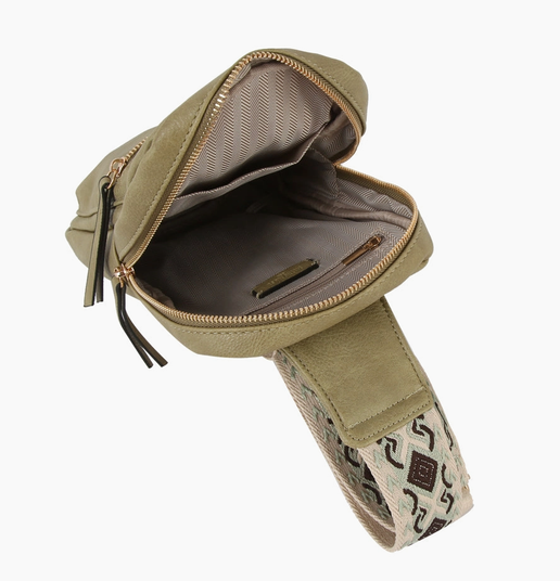 Black Guitar Strap Sling Bag