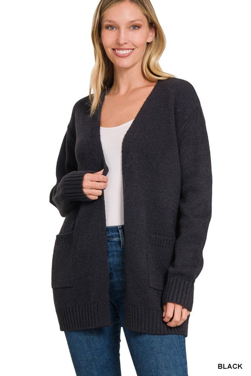 Open Front Sweater Cardigan