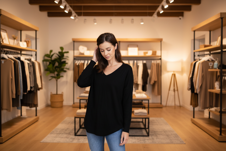 Black sweater - boutique