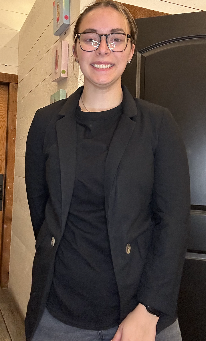 3/4 Cuff Sleeve Collared Blazer