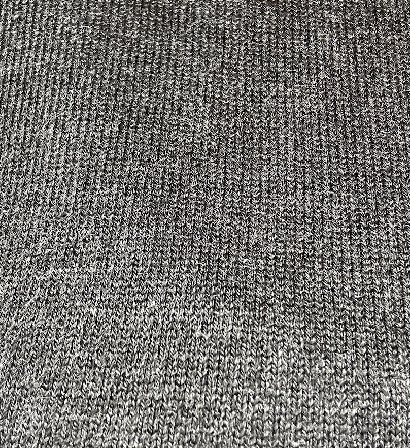 Women's Charcoal Knit Hoodie Sweater with Front Pocket – Soft, Cozy & Relaxed Fit