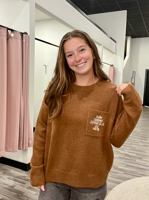 Slow Sunday Coffee Club Pullover
