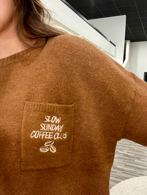 Slow Sunday Coffee Club Pullover