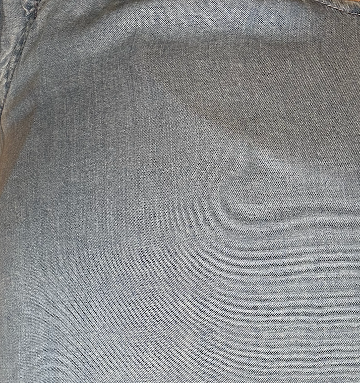 Chambray Ruffle Sleeve Top