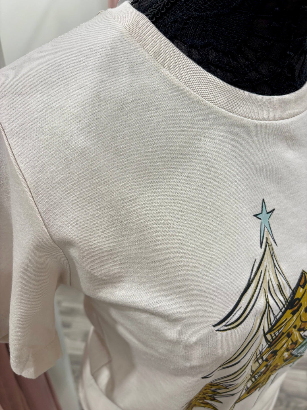 Merry Christmas Tree Bella Tee