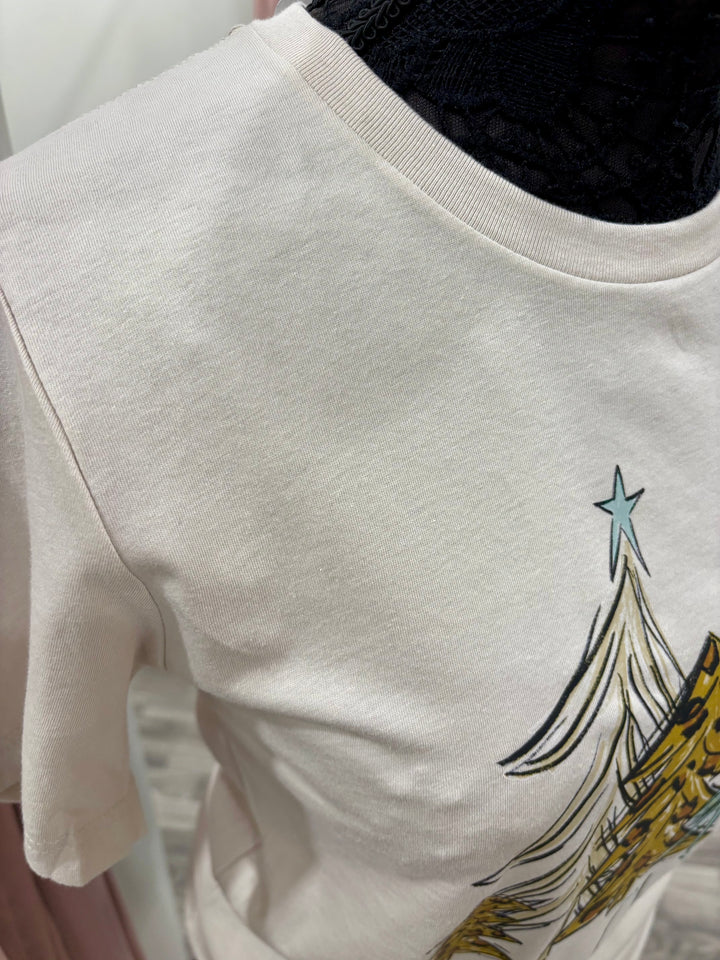 Merry Christmas Tree Bella Tee