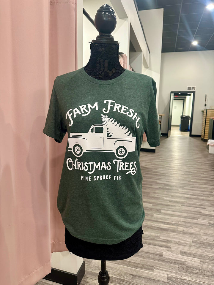Farm Fresh Christmas Tree Truck Tee