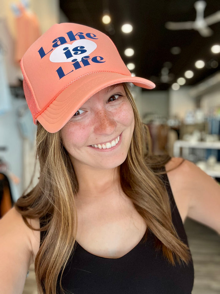 Lake Life Spring Break Summer Trucker Hat Cap