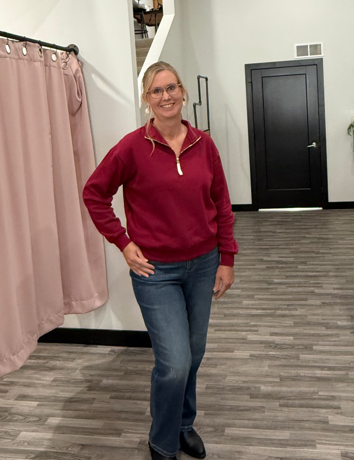 Cabernet 1/2 Zip Fleece Pullover