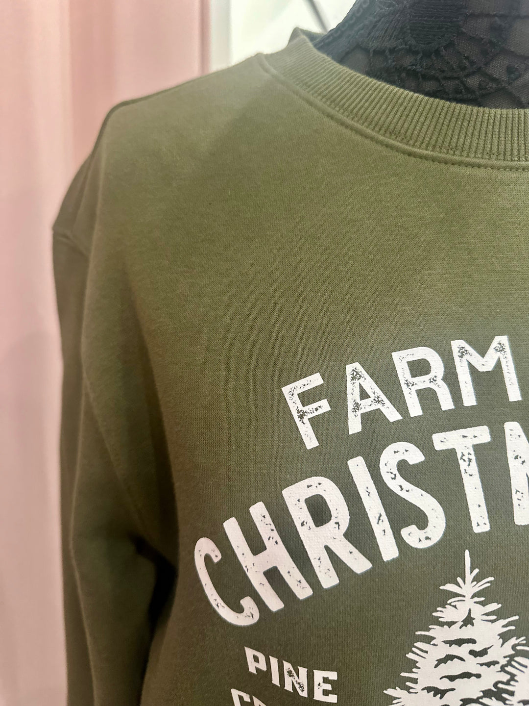 Farm Fresh Christmas trees Crewneck Sweatshirt