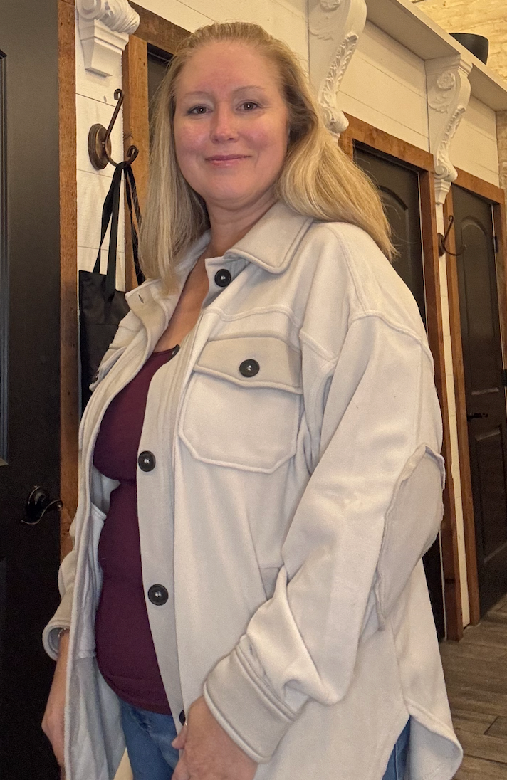 Oversized Basic Fleece Shacket