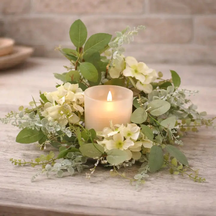 Garden Hydrangea 4.5in | Realistic Faux Floral Accent Stem