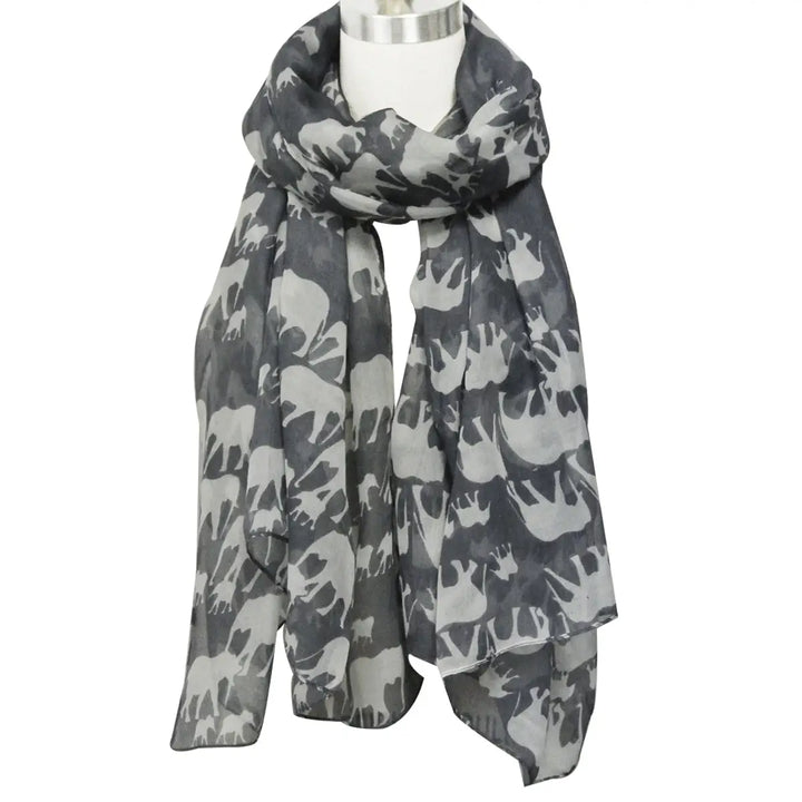 Elephant Print Scarf