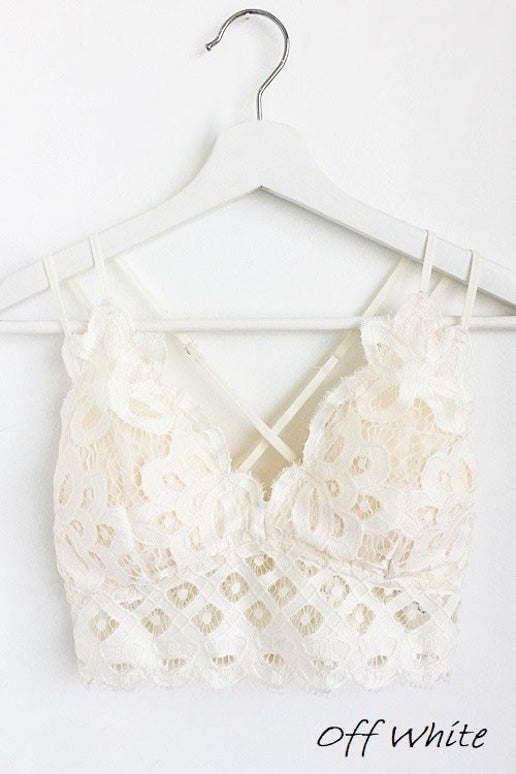 Pull Over Lace Bralette
