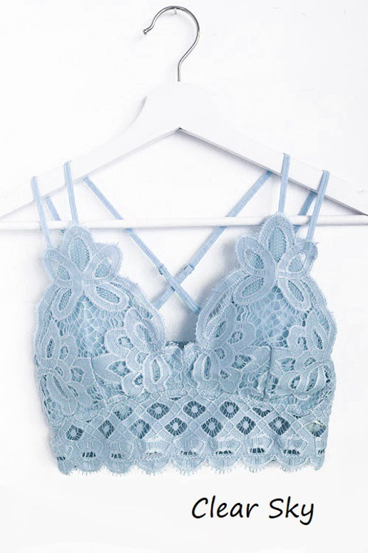 Pull Over Lace Bralette