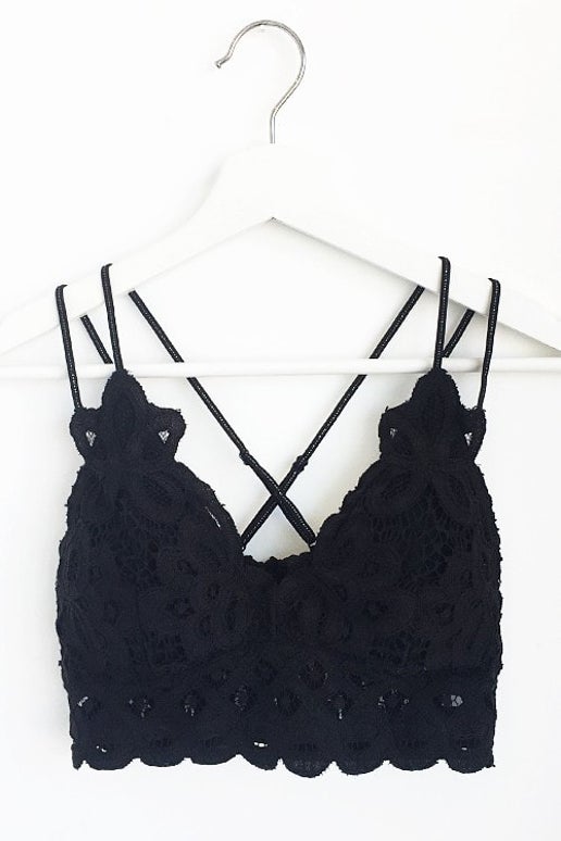 Pull Over Lace Bralette
