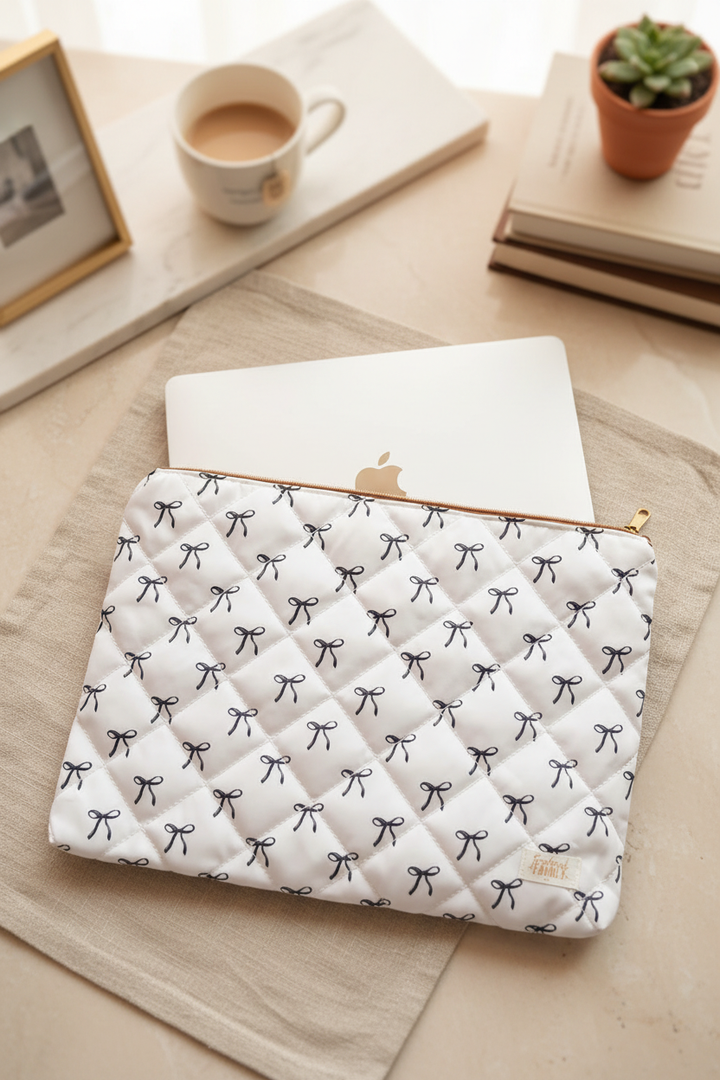 Floral laptop sleeve