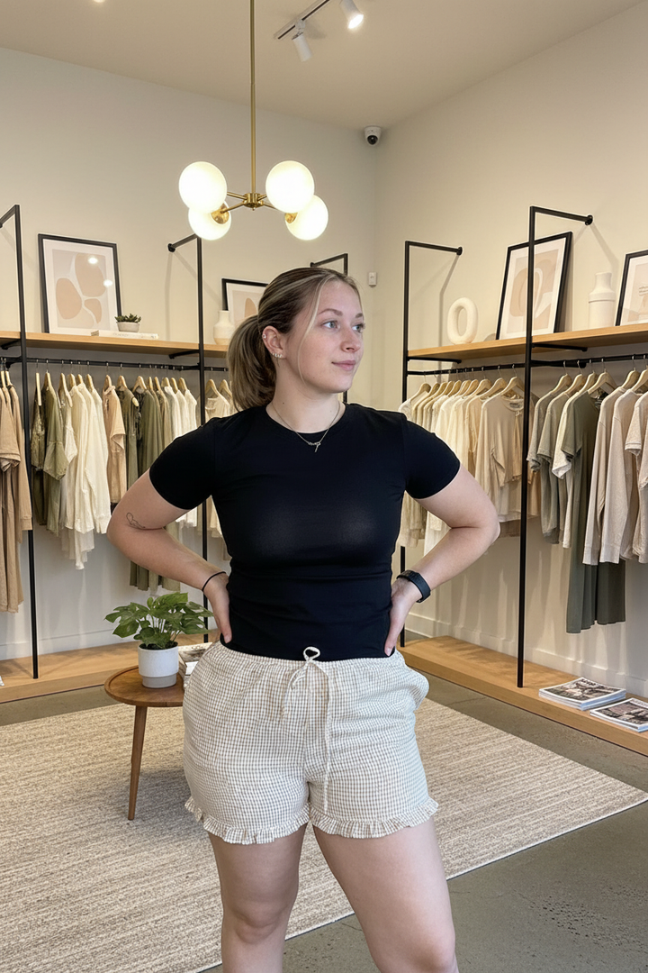 Front view - boutique background