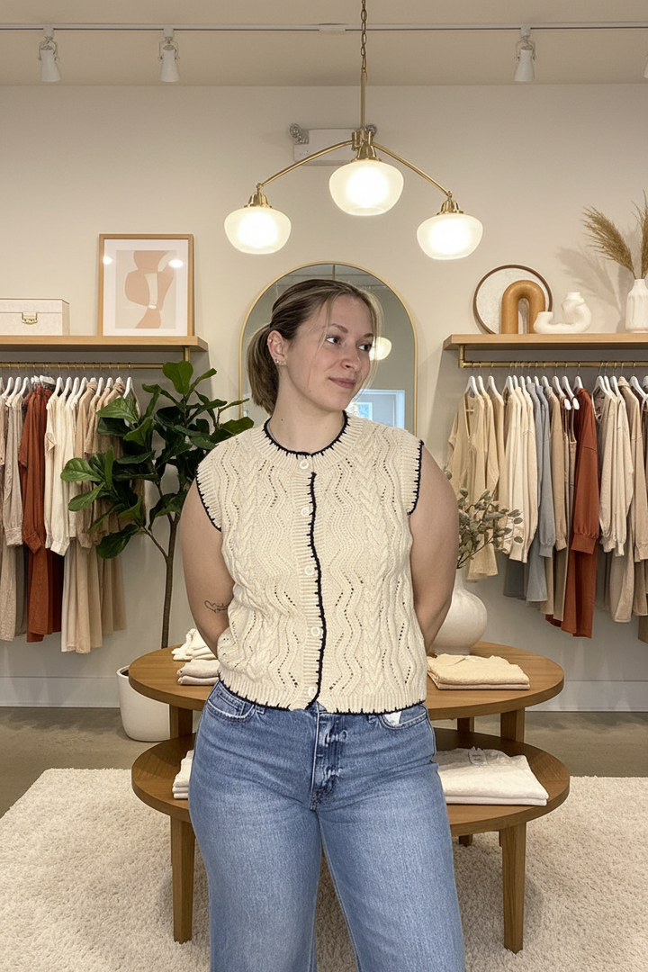 Front view - boutique background