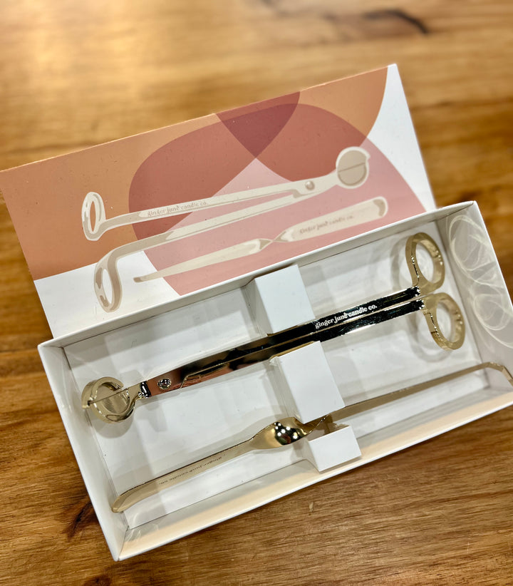 Candle Maintenance Set - Gold