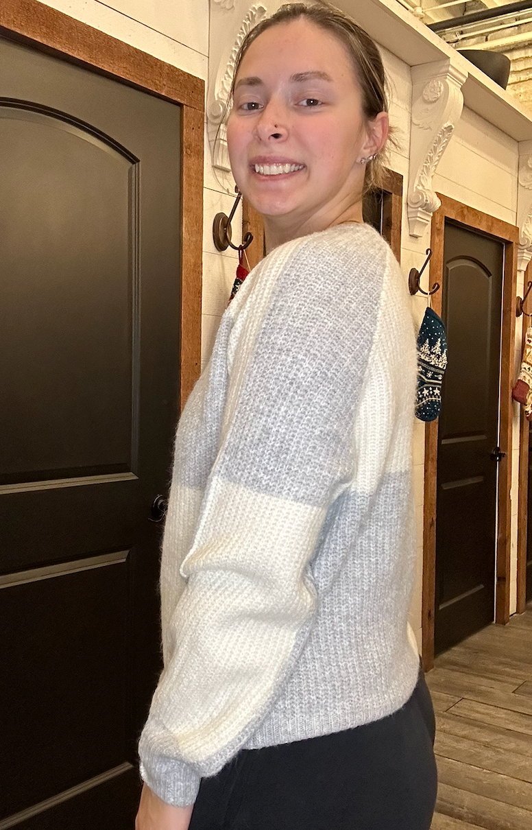 Colorblock Sweater Top