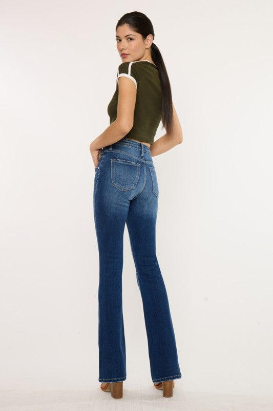 High Rise Bootcut Jeans