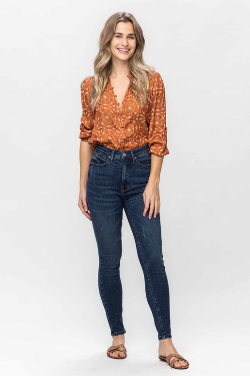 High Waist Tummy Control Skinny