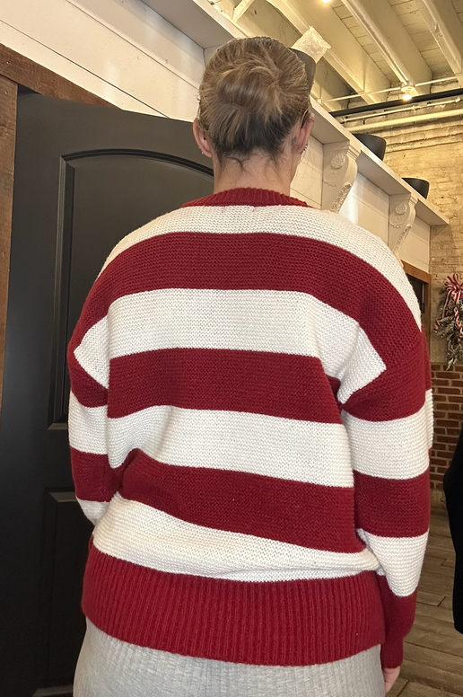 Everyday Striped Game Day Sweater