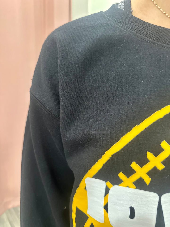 Iowa Football Crewneck Sweatshirt