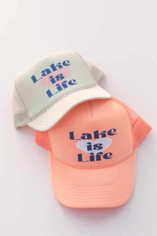 Lake Life Spring Break Summer Trucker Hat Cap