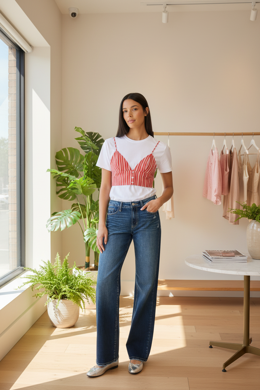 Lifestyle Boutique Jeans Editorial