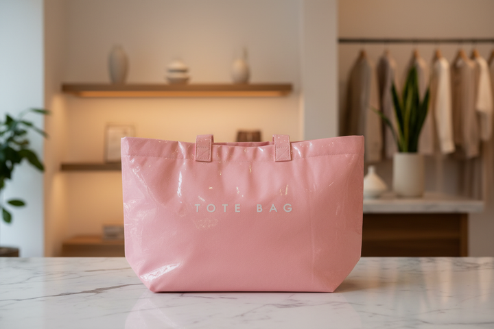 Glossy Waterproof Tote Bag