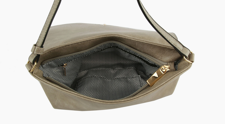 Crossbody Bag for Women – Lightweight Shoulder Bag with Flap &amp; Zip Closure
