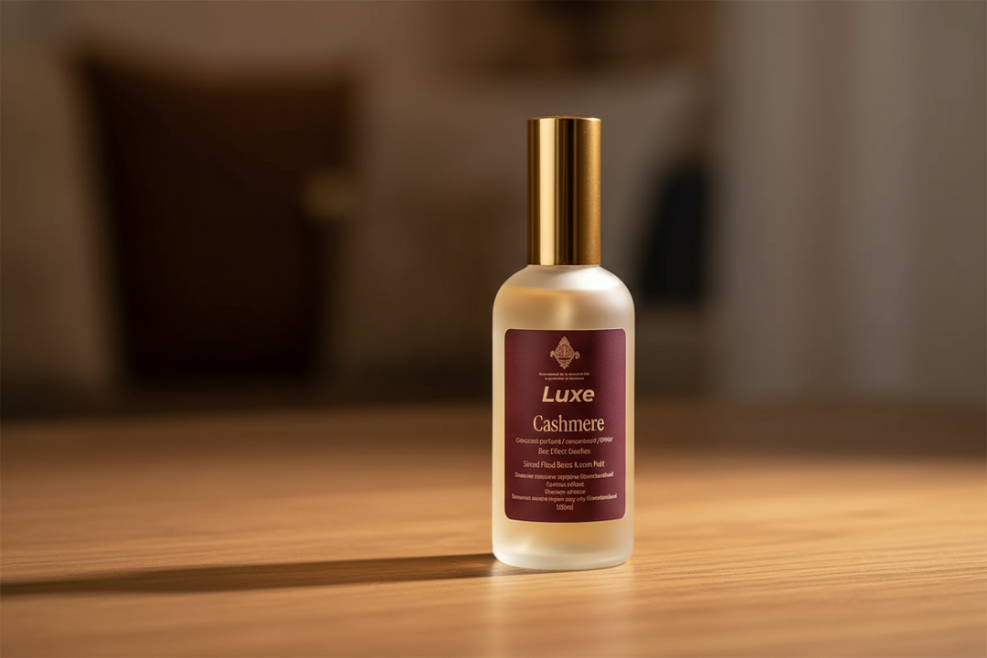 Luxe Cashmere Spray on Wood Surface