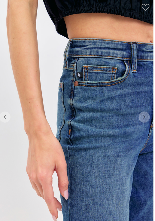 High Waisted Straight Fit Jeans