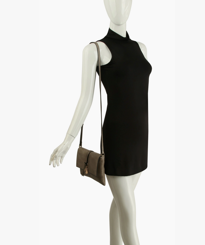 Crossbody Bag for Women – Lightweight Shoulder Bag with Flap &amp; Zip Closure